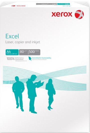 Папір для друку XEROX Excel A4, 80 г/м2, 500 арк., білий